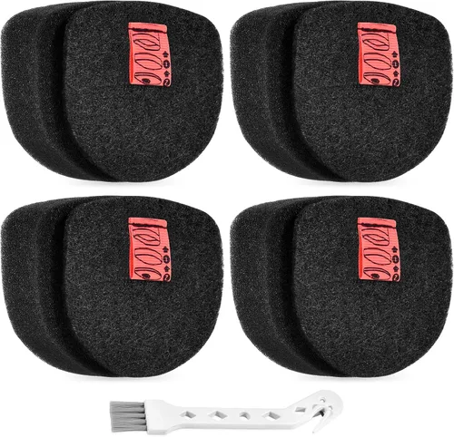 Miniatura 9 de Paquete de 2 filtros de espuma y fieltro de repuesto compatibles con Shark UltraCyclone Pro aspiradora de mano inalámbrica CH901 CH950 CH951 CH951C