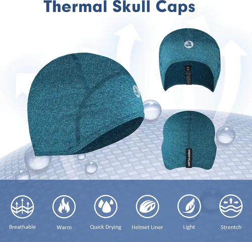 Miniatura 33 de EMPIRELION Casco térmico para niños, diseño de calavera, ligero, para deportes juveniles, para correr, para niños, niñas y niños