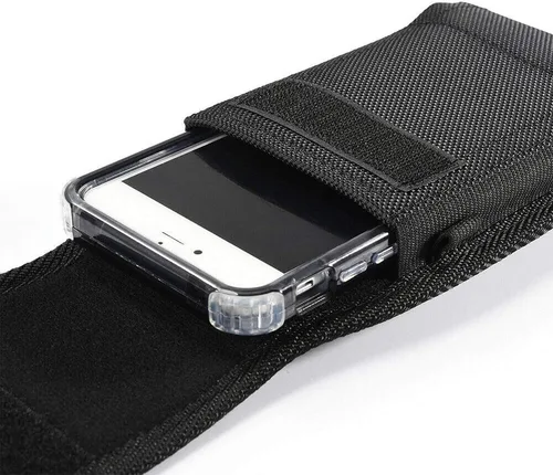 Miniatura 7 de Funda para teléfono de cintura para Xiaomi Redmi K30 Pro V 9 9A 9C 10X Redmi Note 9 9S 9 Pro Max cinturón clip caso nylon bolsa con trabillas