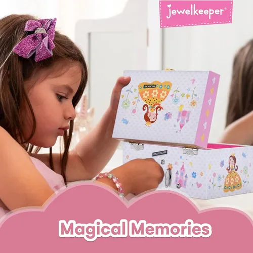 Miniatura 5 de Jewelkeeper Joyero para niñas Joyero para niñas Joyero para niñas de 6 a 8 años Joyero musical de princesa rubia, The Beautiful Dreamer Tune