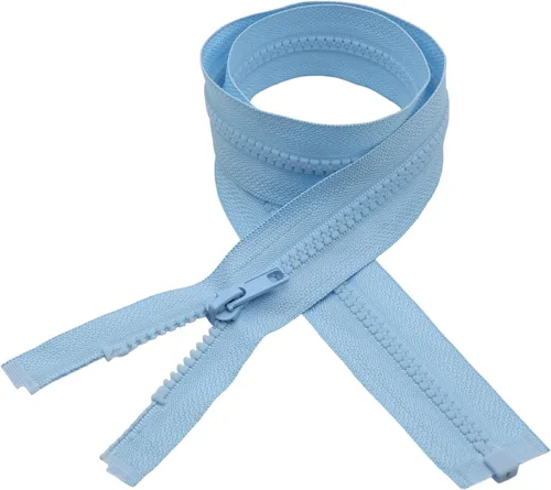 Miniatura 16 de Leekayer 2 cremalleras separadoras #5 de 27 pulgadas para abrigos de costura, chaqueta de cremallera, 26.8 in, cremalleras de plástico moldeado Negro