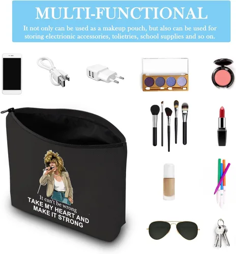Miniatura 5 de GJTIM Regalo musical Letra de canción musical Regalo Músico Inspirado Bolsa con cremallera Regalo Teatro Musical Bolsa de maquillaje musical, Hazlo