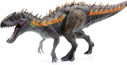 Miniatura 8 de SIENON Juguete de Dinosaurio Grande Tiranosaurio Rex de 13.4", Figura Realista de Dinosaurio Jurásico de Plástico, Modelo D-Rex Pintado a Mano Juego