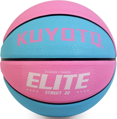 Miniatura 24 de KUYOTQ Kids Toddler Youth Adult Size 3/4/5/6/7 Basketball 22/25.5/27.5/28.5/29.5" Thickened Rubber or Faux Leather Indoor Outdoor Basketball for
