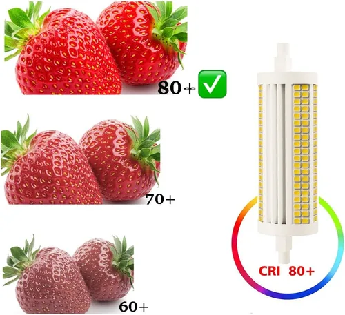 Miniatura 4 de Bombilla LED R7S de 118 mm 30 W, equivalente a 300 W de halógeno T3, 3200 lúmenes, foco lineal de doble extremo regulable tipo J, 120 V, 3000 K