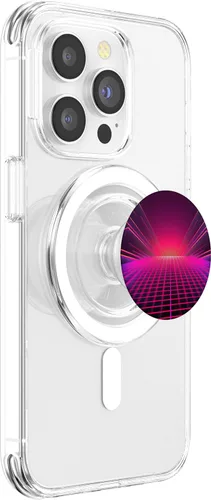Miniatura 3 de Retrowave 80s Digital Vaporwave Synthwave PopSockets MagSafe PopGrip for iPhone