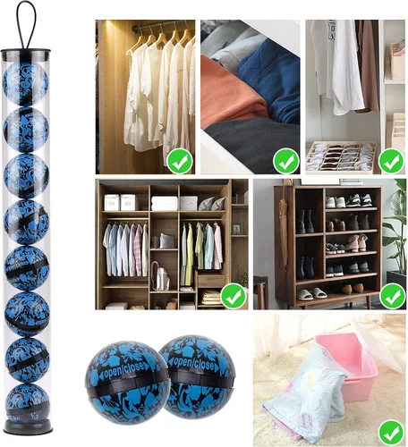 Miniatura 8 de Eco-Fused Bolas desodorizantes para tenis, taquillas, bolsas de gimnasio, paquete de 8 unidades, neutraliza el olor del sudor, también ideal
