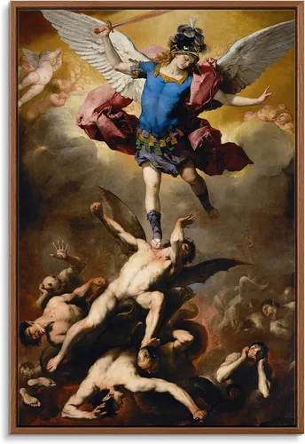 Miniatura 24 de Cuadro en lienzo con marco flotante para pared - El triunfo del cristianismo sobre el paganismo de Gustave Doré - 16 x 24 pulgadas