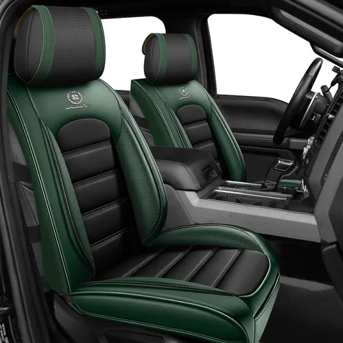 Miniatura 20 de Juego completo de fundas de asiento de automóvil para GMC Sierra 1500/2500/3500 Denali SLT AT4 AT4X Base Fundas de asientos 2008-2025, Protectores