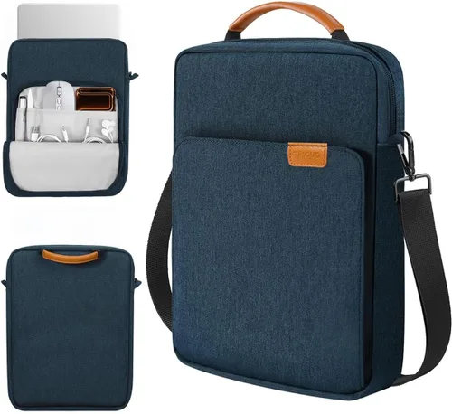 TiMOVO Funda para laptop MacBook Neo de 13 pulgadas 2026 modelo A3404 con chip A18 Pro, funda de transporte con asa con correa para el hombro,
