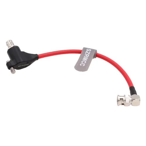 Miniatura 4 de SZRMCC Cable protector SDI 12G 6G HD SDI ángulo recto BNC sobretensión Protector de circuito aislante de video para Komodo ARRI Alexa Sony