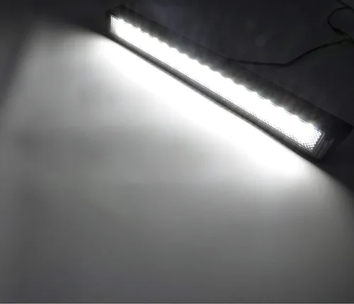 Miniatura 7 de Raycharm - Lámpara LED para porche exterior de RV de 22.4", 40° de ángulo descendente, haz de inundación de luz blanca fría de 6000K, 12V/24V DC