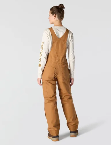 Miniatura 2 de Carhartt - Overol con peto aislado de tela de pato lavada, con ajuste relajado, para mujer
