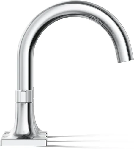 Miniatura 8 de KOHLER K-28125-4-CP Venza - Grifo para lavabo de baño, 3 agujeros con dos manijas de palanca y drenaje clicker, 1.2 GPM, cromo pulido