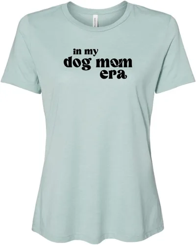 Miniatura 6 de Cute Women's Screen Printed Crew Neck Tee, Shirts With Sayings, Dusty Blue or Olive