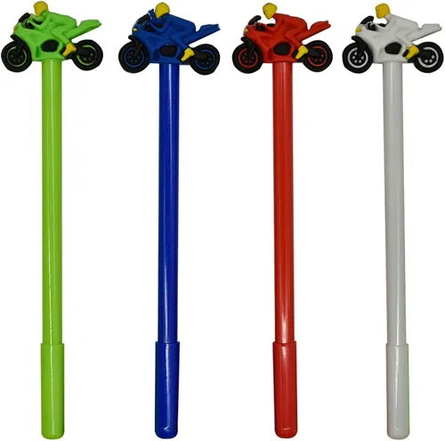 Maydahui 12 bolígrafos geniales para automóvil, divertidos bolígrafos de gel de carreras de motocicleta en tinta negra para niños, escuela, oficina,