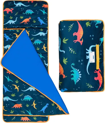 Miniatura 10 de Wildkin Kids Velour Nap Mat for Boys & Girls – Soft & Cozy Toddler Sleep Mat with Built-in Blanket for Daycare, Preschool, Kindergarten & Travel