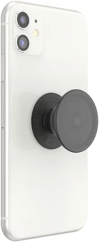 Miniatura 2 de PopSockets - Agarre para teléfono con soporte expandible, agarre adhesivo, color negro translúcido claro negro