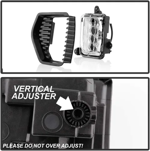 Miniatura 3 de ACANII - Para GMC Sierra 1500 2022 Sierra 1500 Limited 2019-2021, luces antiniebla LED Bumer con interruptor izquierdo+derecho