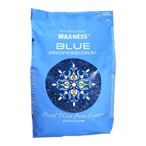Miniatura 17 de Waxness – Película de cera Esferas duras de cera – Azuleno 1.1 lb (500 g) – Cera dura profesional sin bandas con azuleno para cara y cuerpo