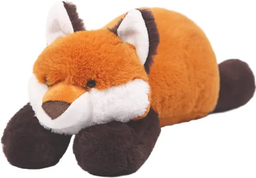 Miniatura 11 de ARELUX Animales de peluche de zorro rojo suave de 18 pulgadas: almohada de cuerpo de zorro de peluche linda y acogedora, juguetes de animales