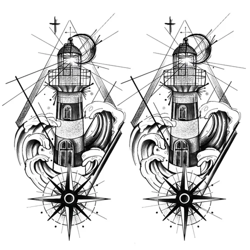 Miniatura 12 de 2 hojas de tatuajes temporales pequeños pequeños para mujeres y hombres, manos, cuello, muñeca y cara, lindas calcomanías de tatuaje de dibujos