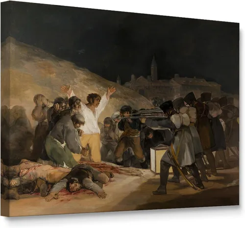 Miniatura 13 de Niwo ART - Montañas y mar, serie de pinturas más famosas del mundo, lienzo de pared para decoración del hogar, envoltura de galería, estirado