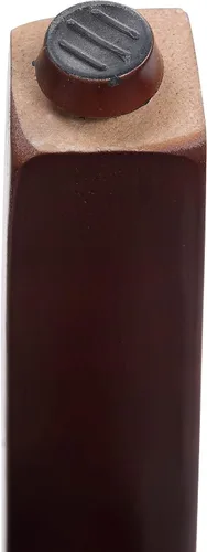 Miniatura 9 de WO Home Furniture Taburete de bar de 29 pulgadas, taburete tapizado sin espalda con patas de madera rojo cereza para cocina (gris)