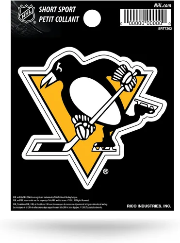 Calcomanía deportiva corta de la NHL