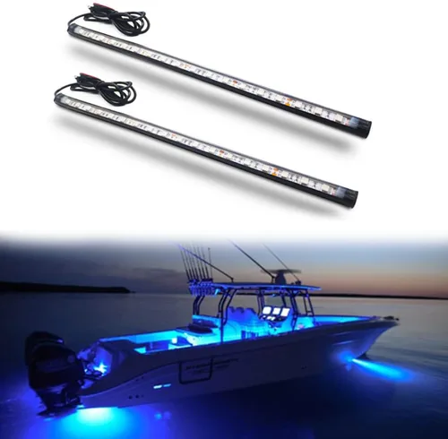 Miniatura 8 de Boaton Luces de navegación LED para barco marino, luces de pesca nocturna, sin taladrar, luces de arco para cubierta, luces de cortesía, luces
