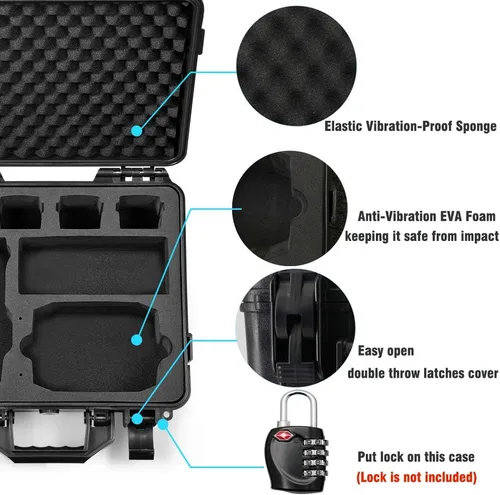 Miniatura 3 de Lekufee Funda de transporte compatible con el nuevo DJI Air 2S Drone o DJI Mavic Air 2 Drone Quadcopter y más accesorios Mavic Air 2
