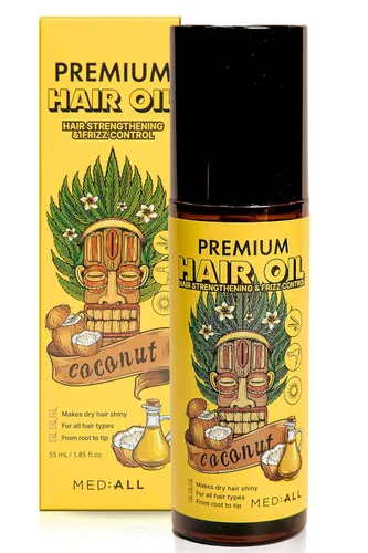 MED:-ALL MEDIALL - Aceite capilar prémium para cabello encrespado y dañado, tónico para el crecimiento del cabello, suero hidratante e hidratante