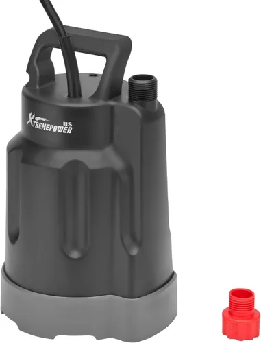 XtremepowerUS Bomba de agua sumergible 1/3 HP 1700GPH Bomba de utilidad termoplástica de alto flujo Bomba de agua de transferencia eléctrica Tina de