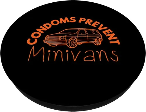 Miniatura 2 de Condoms Prevent Minivans Funny Sarcastic Men Women PopSockets Swappable PopGrip