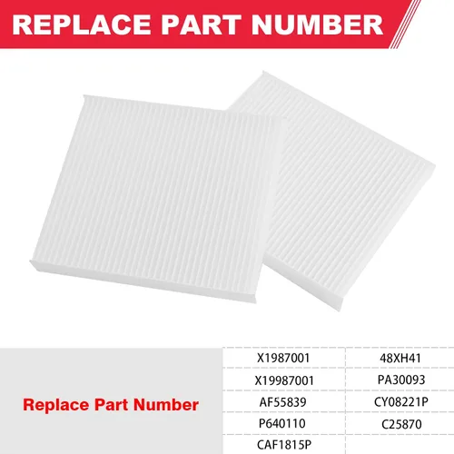 Miniatura 2 de CY08221P - Filtro de aire de cabina compatible con Kenworth T680 T880 Peterbilt 567 579 Cummins ISX ISXG Reemplazo # X1987001 PA30093 AF55839 PA4405