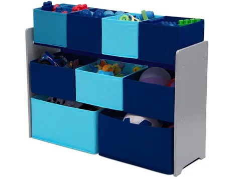 Miniatura 6 de Delta Children - Organizador de juguetes Deluxe con múltiples compartimentos y contenedores de almacenamiento, certificado Greenguard Gold