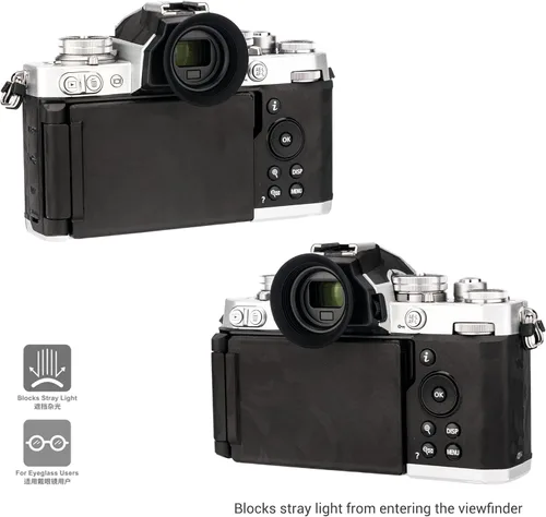 Miniatura 3 de Cubre visor de silicona suave para cámara ocular para Nikon Zfc Z fc, reemplaza al protector de la copa ocular Nikon DK-32