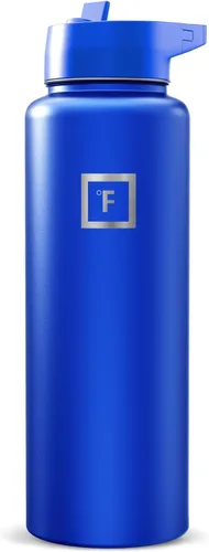 Miniatura 21 de IRON °FLASK Frasco de hidratación para acampar y senderismo con boquilla, botella de agua deportiva de acero inoxidable aislada de boca ancha, Aurora
