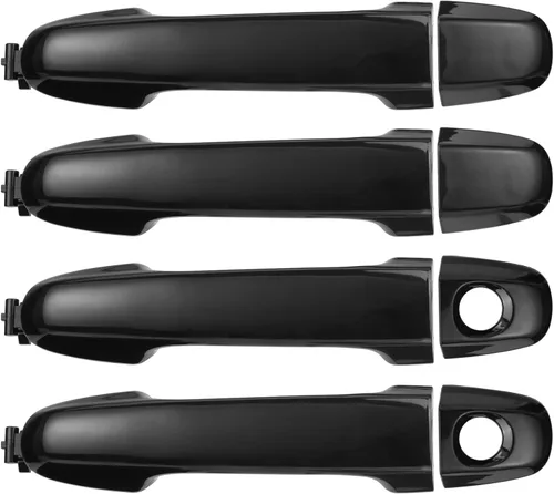 Miniatura 2 de 4 piezas de juego de manijas de puerta exterior, compatible con Toyota Camry 2012-2017, lado izquierdo y derecho delantero y trasero del conductor