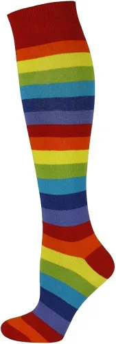 Miniatura 7 de MySocks Calcetines unisex a rayas altas hasta la rodilla