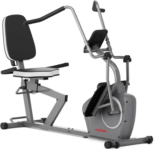 VANSWE Bicicleta estática reclinada para adultos y personas mayores, bicicletas reclinadas para el hogar con resistencia magnética, conectividad