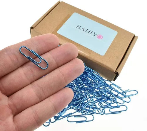 Miniatura 33 de HAHIYO Clips de papel grandes de 1.1 pulgadas (1.102 in) de longitud, clips negros con revestimiento de vinilo para evitar arañazos y desgarros