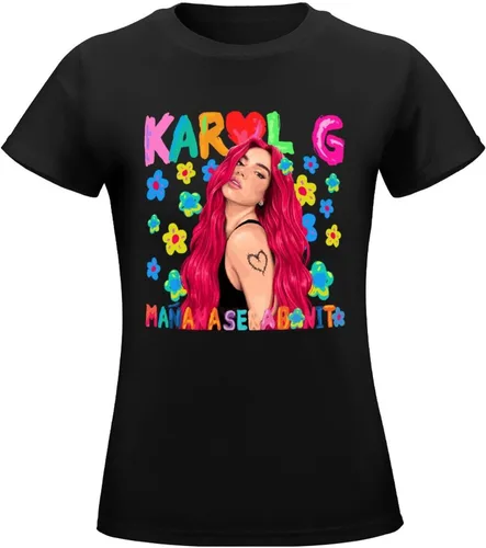 Miniatura 5 de Karols G Shirt Mananas seras Bonitos Camiseta para Mujer