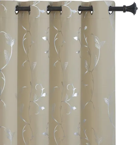 Miniatura 47 de BUHUA Cortinas Opacas de 63 Pulgadas de Largo, 2 Paneles con Aislamiento Térmico, Tratamiento de Ventana para Dormitorio, Cortinas Oscurecedoras
