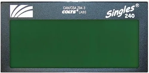 ArcOne S240-11 Filtro horizontal individual de oscurecimiento automático para soldadura, 2 x 4.25 x .2 pulgadas, Shade 11