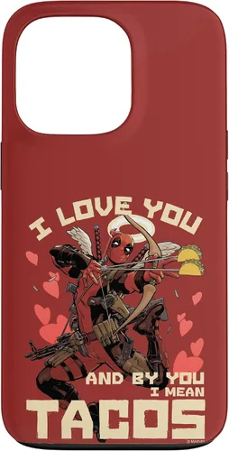 Miniatura 20 de Marvel Deadpool I Love You and by You I Mean Tacos - Carcasa para iPhone 17