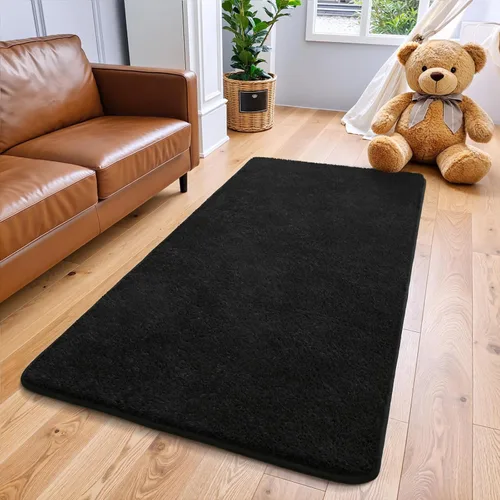 Miniatura 20 de Keeko Alfombra Suave para Pasillo, Alfombras de Pasillo de 2x8 pies para Mesita de Noche Dormitorio Sala de Estar Antideslizante Lavable Moderna