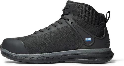 Miniatura 10 de Timberland PRO Men's Drivetrain Mid Composite Safety Toe Static Dissipative Athletic NT SD35