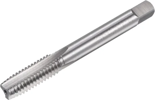 uxcell Macho de roscar para fresado de roscas 3/8"-16 UNC, máquina de mano izquierda HSS (acero de alta velocidad) 6542 sin recubrimiento 3 flautas