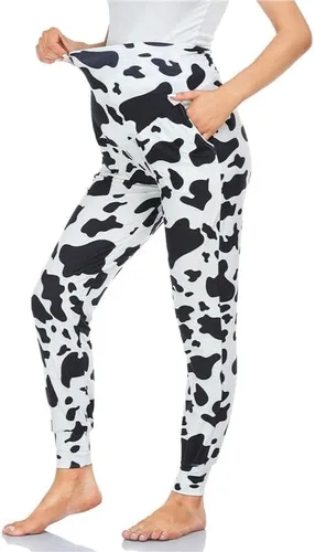 Miniatura 6 de Pantalones casuales de maternidad para mujer, elásticos, cómodos